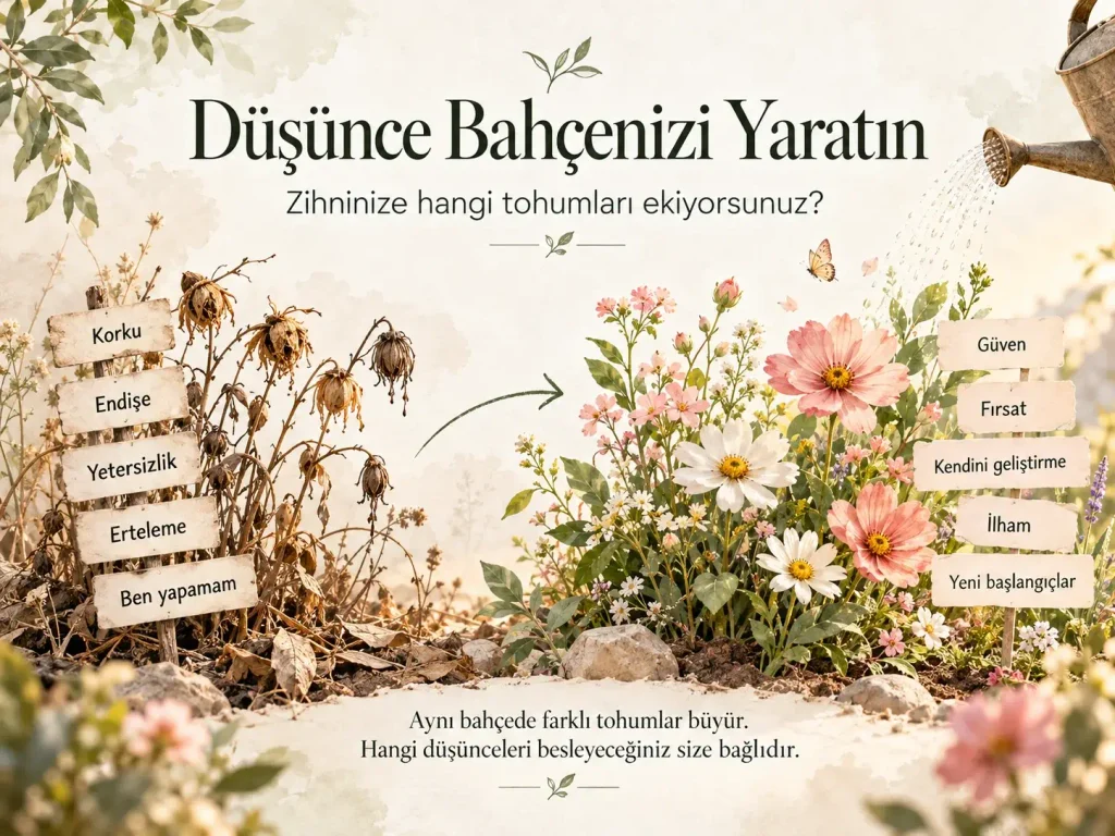 düşünce bahçenizi yaratın